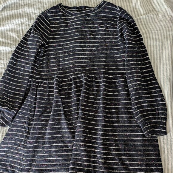 Ann Taylor LOFT Striped Button Back Mini Dress S - Picture 1 of 6
